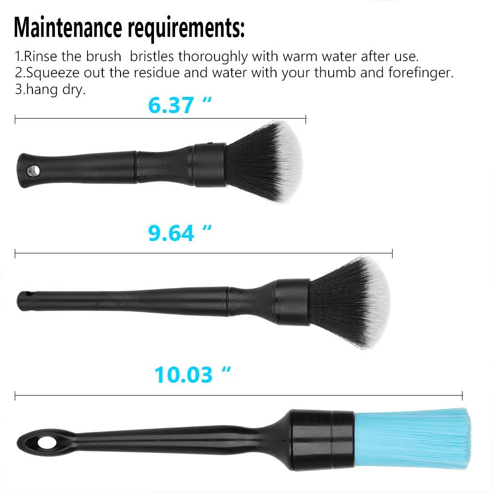 Amazon.com: AntBooBoo 3 Pack Ultra-Soft Detailing Brush Set